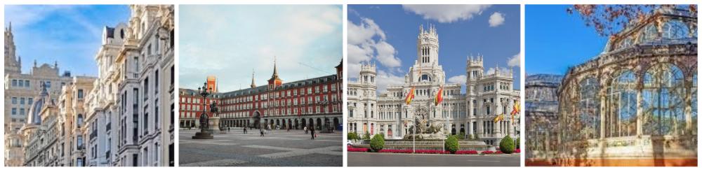 Madrid collage